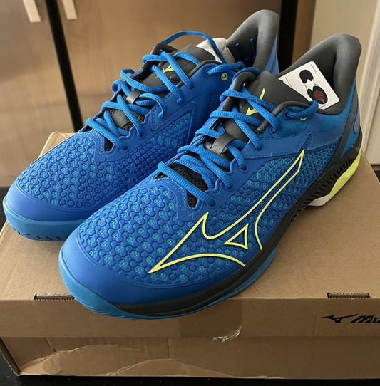 Mizuno Wave Exceed Tour 5 – Men's – Blue/Yellow