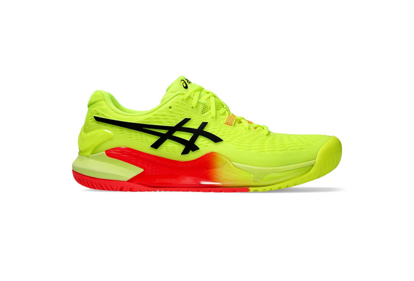 ASICS Gel-Resolution 9 – Women's / Kids – Yellow/Red