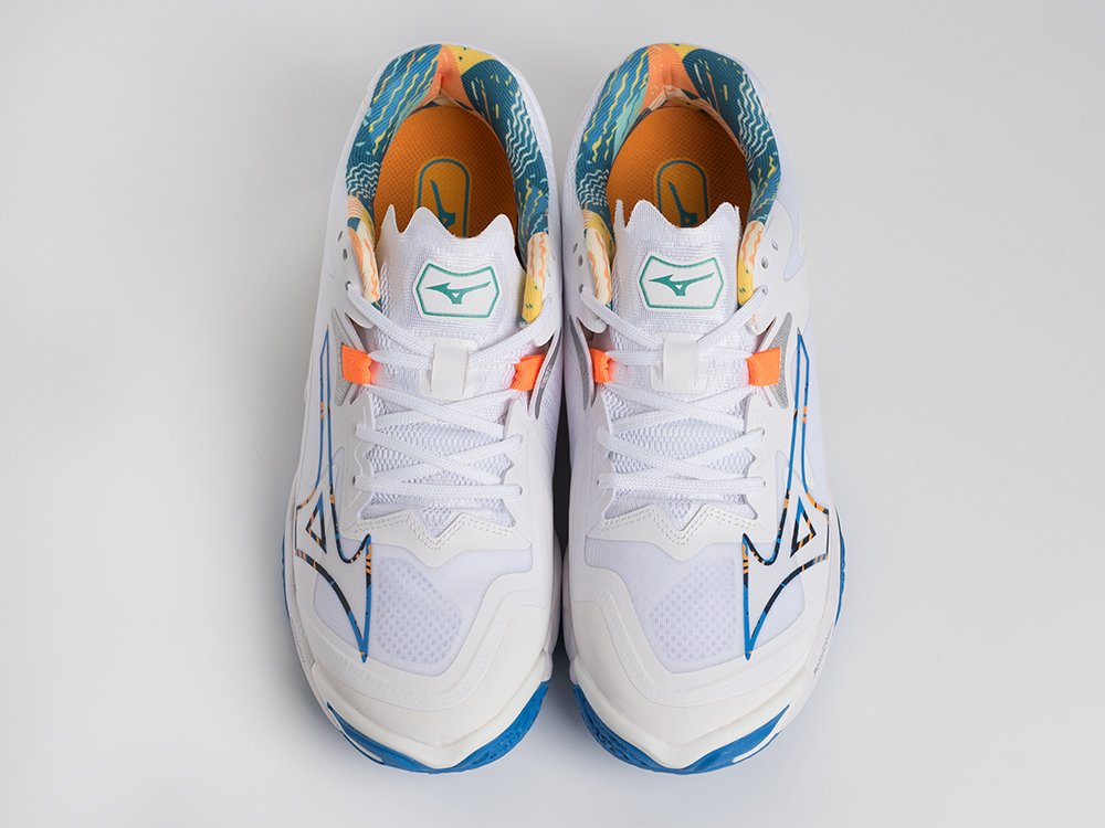 Mizuno Wave Lightning Z8 – Men's – White/Blue/Orange