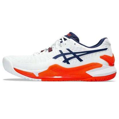 ASICS Gel-Resolution 9 – Men's – White/Orange