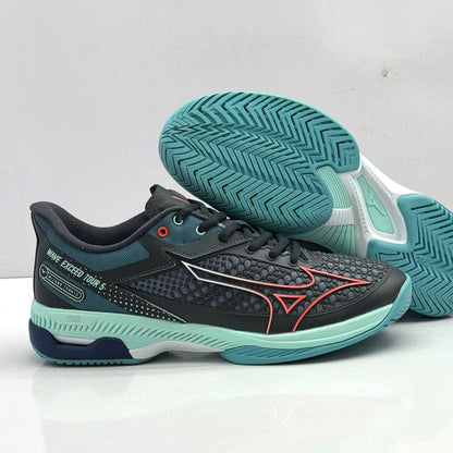 Mizuno Wave Exceed Tour 5 – Men's – Black/Mint/Coral