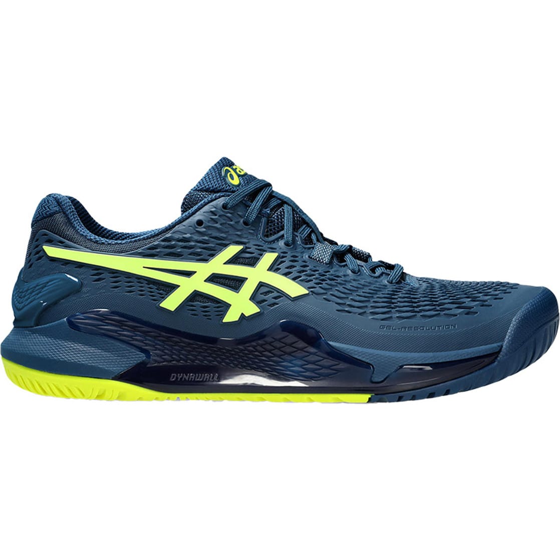 ASICS Gel-Resolution 9 – Men's – Navy/Yellow