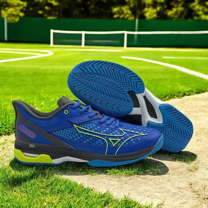 Mizuno Wave Exceed Tour 5 – Men's – Blue/Yellow