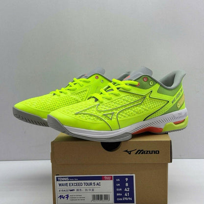 Mizuno Wave Exceed Tour 5 – Men's – Yellow/Grey
