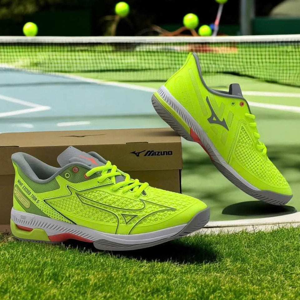 Mizuno Wave Exceed Tour 5 – Men's – Yellow/Grey