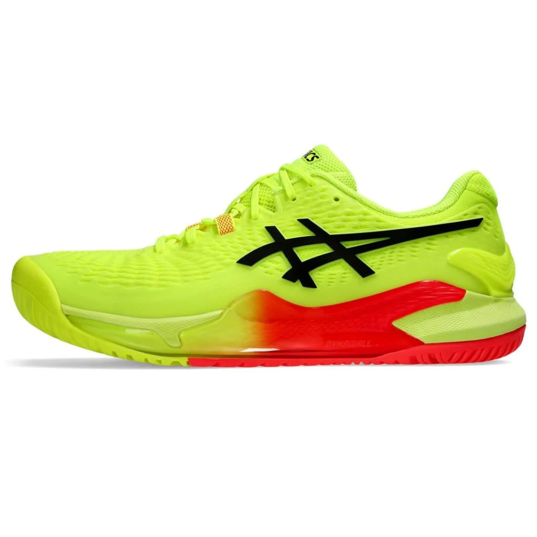ASICS Gel-Resolution 9 – Women's / Kids – Yellow/Red