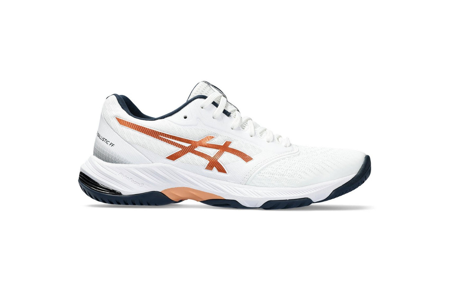 ASICS Netburner Ballistic FF 3 – Men's – White/Bronze