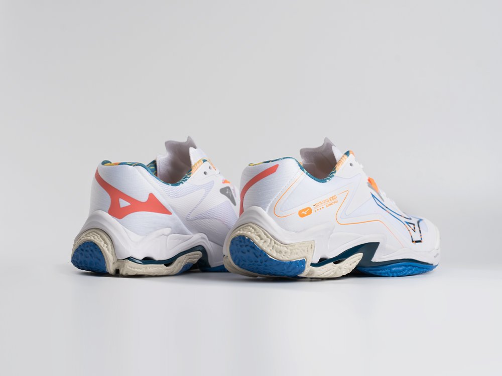 Mizuno Wave Lightning Z8 – Men's – White/Blue/Orange