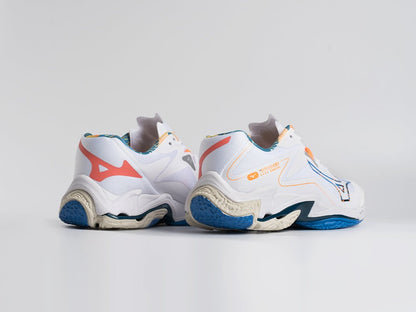 Mizuno Wave Lightning Z8 – Men's – White/Blue/Orange