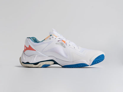 Mizuno Wave Lightning Z8 – Men's – White/Blue/Orange